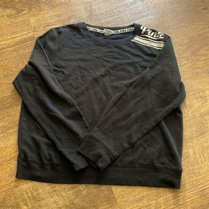 Victoria Secrets pink sweatshirt black